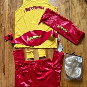 WWE Hulk Hogan Adult Costume Hulk mania Costume Adult Large Unisex
